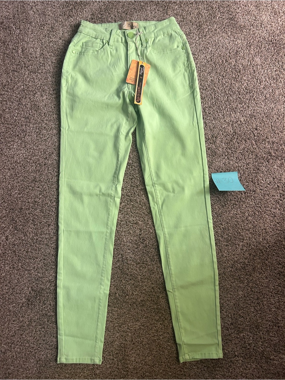 Hybrid & Company Mint Green Skinny Jeans